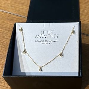 Lady’s 14kt Gold Plated Genuine Diamond Necklace